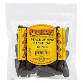 Wildberry Peace of Mind Back Flow Incense Cones